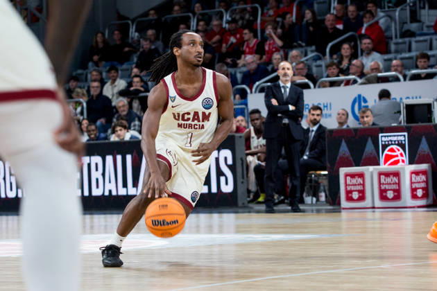 Bamberg, Deutschland 14. Oktober 2026: Basketball Champions League - 2026 2027 - Gruppenphase - Gruppe D - 2. Spieltag - Bamberg Baskets gegen UCAM Murcia Im Bild: Michael Forrest (Murcia) Brose Arena Bayern Copyright: xFotostandx xSchmittx