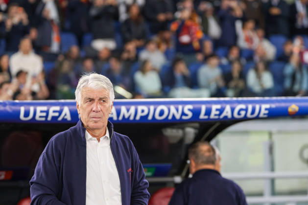 Europa Champions League 2026 27 between Roma vs Real Madrid Gian Piero Gasperini Head Coach of AS Roma during the Champions League football match between AS Roma and FC Real Madrid at the Stadio Olimpico in Rome on October 14, 2026 Pictured: Roma stadio Olimpico Roma Italy Copyright: xFABIOxSASSOxFabioxSassox Roma Real Madrid2026_10_14Fabio Sasso7451