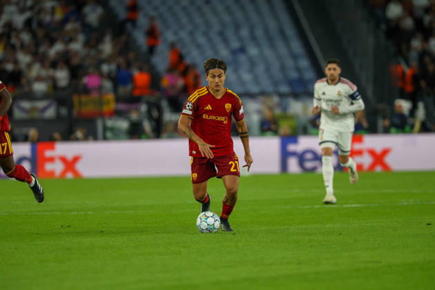 Europa Champions League 2026 27 between Roma vs Real Madrid Paulo Dybala of AS Roma during the Champions League football match between AS Roma and FC Real Madrid at the Stadio Olimpico in Rome on October 14, 2026 Pictured: Roma stadio Olimpico Roma Italy Copyright: xFABIOxSASSOxFabioxSassox Roma Real Madrid2026_10_14Fabio Sasso7481