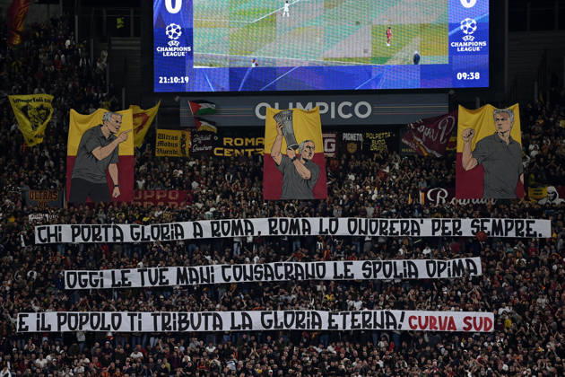 As Roma 14 10 2026 - Champions League Roma-Real Madrid foto Antonello Sammarco Image nella foto: tifosi Roma 