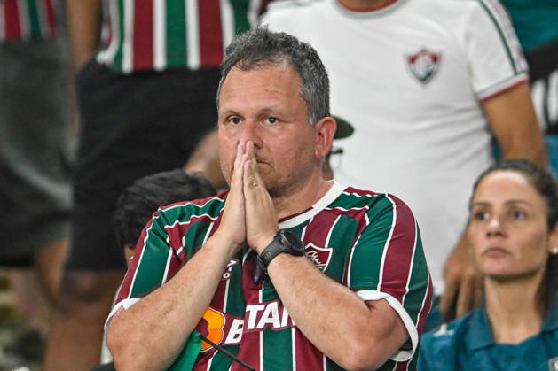 Fluminense x Palmeiras RIO DE JANEIRO, RJ - 14.10.2026: FLUMINENSE X PALMEIRAS - Fan during the match between Fluminense and Palmeiras, valid for the semifinal of the CONMEBOL Libertadores 2026, held at the Maracanã stadium, on the night of this Wednesday (14), in Rio de Janeiro, RJ. (Photo: Celso Pupo Fotoarena) x3032006x  CelsoxPupo
