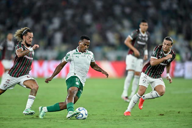 Fluminense x Palmeiras RIO DE JANEIRO, RJ - 14.10.2026: FLUMINENSE X PALMEIRAS - Jonh Arias during Fluminense x Palmeiras, a match valid for the first leg of the semifinal phase of the 2026 CONMEBOL Libertadores Cup, held at the Maracanã stadium, located in the city of Rio de Janeiro (RJ), on the night of this Wednesday (14). (Photo: Nayra Halm Fotoarena) x3032062x  NayraxHalm