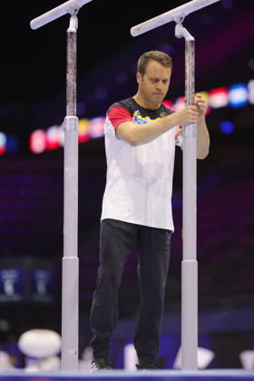 Thomas Andergassen, GER, during podiumtraining at 2026 Worlds in Rotterdam; 15 10 2026;