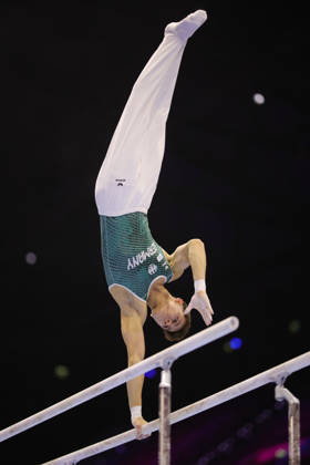 Timo Eder, GER, during podiumtraining at 2026 Worlds in Rotterdam; 15 10 2026;