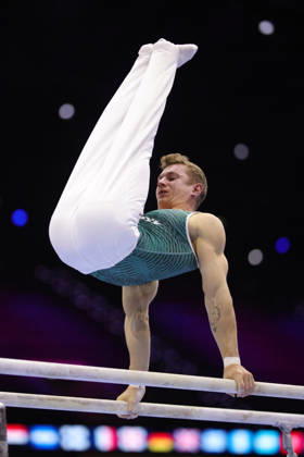 Glenn Trebing, GER, during podiumtraining at 2026 Worlds in Rotterdam; 15 10 2026;