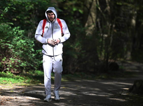 15.10.2026, xophax, Fussball 1.Bundesliga, 1.FC Koeln . Treffen am Geissbockheim. Training vor dem Frankfurt Spiel. Luka Lochoshvili ( 1.FC Köln ) Koeln