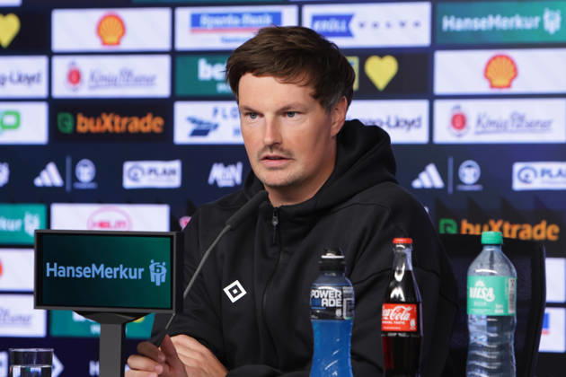 2026.10.15 xfsx Fussball 1. Bundesliga Hamburger Sportverein - Pressekonferenz Trainer Merlin Polzin (Hamburger SV) Copyright: HMBxMedia FernandoxSoares