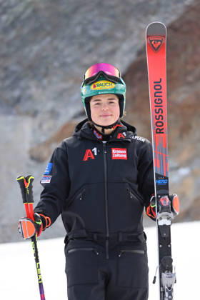 ALPINE SKIING - Ski Austria, training SOELDEN,AUSTRIA,15.OCT.26 - ALPINE SKIING - Ski Austria, giant slalom, training and qualification. Image shows Julia Scheib (AUT).  GEPAxpictures xMathiasxMandl