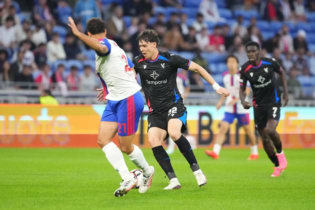 Jorgen Strand Larsen of Crystal Palace Lyon v Crystal Palace, UEFA Europa League, Football, Groupama Stadium, Lyon, France - 15 Oct 2026Lyon Groupama Stadium France  Copyright: xDavexWinter Shutterstockx 17218159w