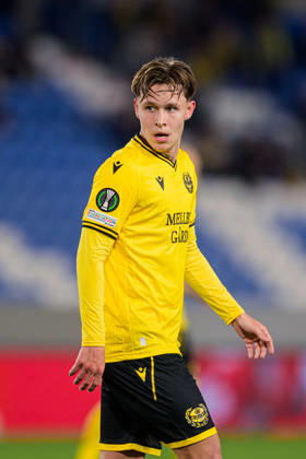 261015 Mads Enggard of Mjällby looks dejected during the UEFA Conference League football match between Mjällby and Inter Club d Escaldes on October 15, 2026 in Helsingborg. Photo: Christoffer Borg Mattisson BILDBYRÅN COP 261 CB0562 fotboll football soccer fotball uefa conference league conference league mjällby in bbeng depp Copyright: CHRISTOFFERxBORGxMATTISSON BB261015CB057
