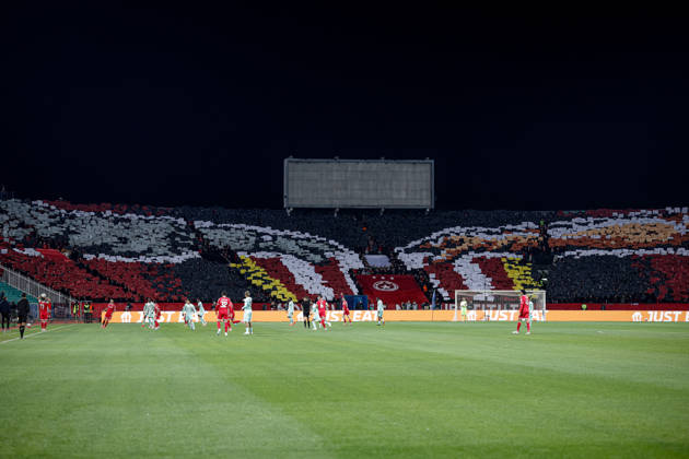 Football - UEFA Conference League - Round 1 - PFC CSKA Sofia - AS Monaco - 15.10.2026 Fans of PFC CSKA Sofia during UEFA Conference League - Round 1 match between PFC CSKA Sofia and AS Monaco at Vasil Levski Stadium in Sofia, Bulgaria, on October 15th, 2026 in Sofia, Bulgaria. Bulgaria Copyright: xYulianxTodorovx