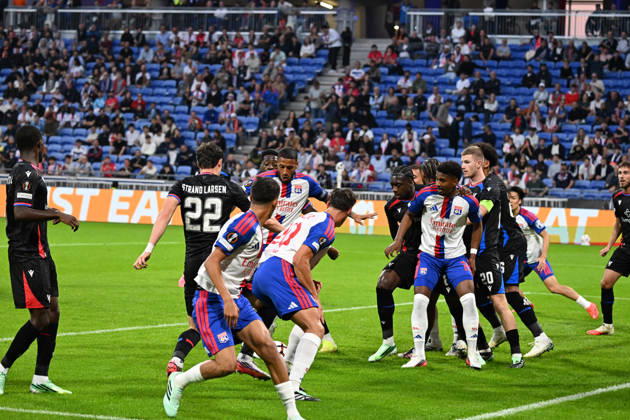 Football : Olympique Lyonnais v Crystal Palace - UEFA Europa League 15 10 2026 Corentin TOLISSO of Lyon scoring goal during the second leg of the UEFA Europa League 2025 26 quarter-final between Olympique Lyonnais and Crystal Palace , England, at the Groupama Stadium in Décines-Charpieu, Lyon, on October 15, 2026 LYONFrance  Copyright: xMouradxAllilix
