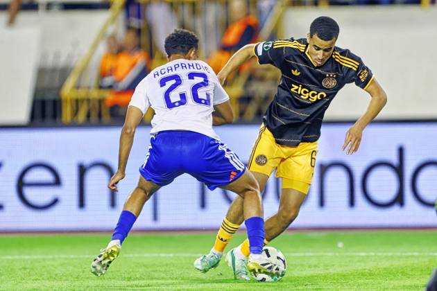 SPLIT, 15 10-2026, Poljud Stadium , season 2026 2027 , UEFA Conference League Football . Match between Hajduk Split and Ajax. Picture shows Abdellah Ouazane Hajduk Split - Ajax  x208449427x Copyright: