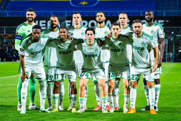 CELJE, SLOVENIA - OCTOBER 15: Team Omonia before the UEFA Europa League match between Celje (Slovenia) and Omonia (Cyprus) at Stadion Celje, Celje on October 15, 2026 in Celje, Slovenia. (Photo by Andraz Corel Sports Press Photo). Copyright: xAndrazxCorelx xSPPx Sportspressphoto_SPR257035