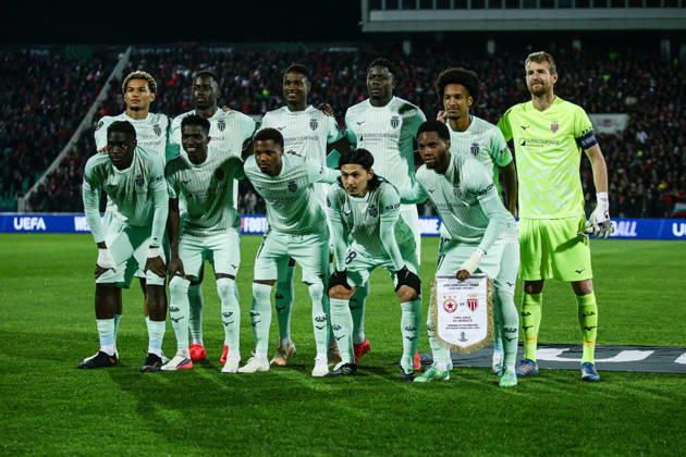 SOCCER - UEFA Conference League - CSKA vs. AS Monaco Photo by IPA ABACAPRESS.COM89724666 - Monaco team photo before the UEFA Conference League match between PFC CSKA and AS Monaco at Vasil Levski National Stadium in Sofia, Bulgaria, on October 15, 2026 Sofia Bulgaria  Copyright: xIPAxSport ABACAx