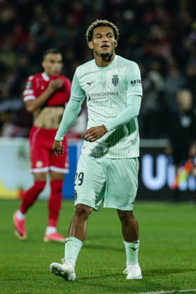 IPA89725305 - Monaco s Paris Brunner during the UEFA Conference League match between PFC CSKA and AS Monaco at Vasil Levski National Stadium in Sofia, Bulgaria, on October 15, 2026  Copyright: xIvanxSxIvanov IPAxSportx xx IPA89725305 IPA89725305