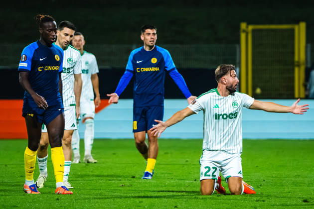 CELJE, SLOVENIA - OCTOBER 15: During the UEFA Europa League match between Celje (Slovenia) and Omonia (Cyprus) at Stadion Celje, Celje on October 15, 2026 in Celje, Slovenia. (Photo by Andraz Corel Sports Press Photo). Copyright: xAndrazxCorelx xSPPx Sportspressphoto_SPR257100