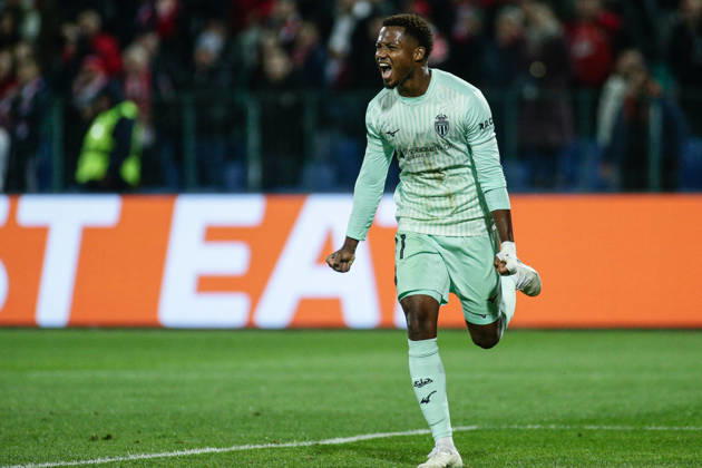 SOCCER - UEFA Conference League - CSKA vs. AS Monaco Photo by IPA ABACAPRESS.COM89726358 - Monaco s Ansu Fati celebrates after scoring during the UEFA Conference League match between PFC CSKA and AS Monaco at Vasil Levski National Stadium in Sofia, Bulgaria, on October 15, 2026 Sofia Bulgaria  Copyright: xIPAxSport ABACAx