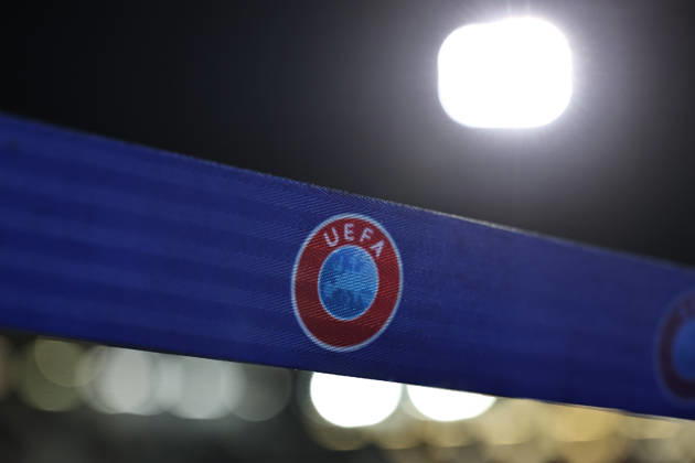SOCCER - UEFA EL, Bournemouth vs Sturm BOURNEMOUTH,ENGLAND,15.OCT.26 - SOCCER - UEFA Europa League, AFC Bournemouth vs SK Sturm Graz. Image shows an UEFA Badge.  GEPAxpictures xChrisxBauer