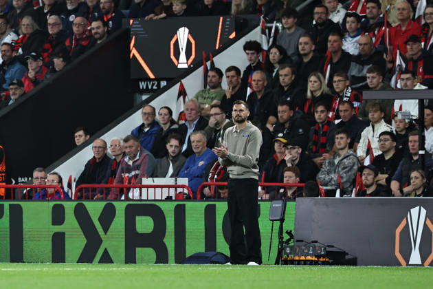SOCCER - UEFA EL, Bournemouth vs Sturm BOURNEMOUTH,ENGLAND,15.OCT.26 - SOCCER - UEFA Europa League, AFC Bournemouth vs SK Sturm Graz. Image shows head coach Fabio Ingolitsch (Sturm).  GEPAxpictures xChrisxBauer