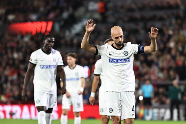 SOCCER - UEFA EL, Bournemouth vs Sturm BOURNEMOUTH,ENGLAND,15.OCT.26 - SOCCER - UEFA Europa League, AFC Bournemouth vs SK Sturm Graz. Image shows Jon Gorenc Stankovic (Sturm).  GEPAxpictures xChrisxBauer
