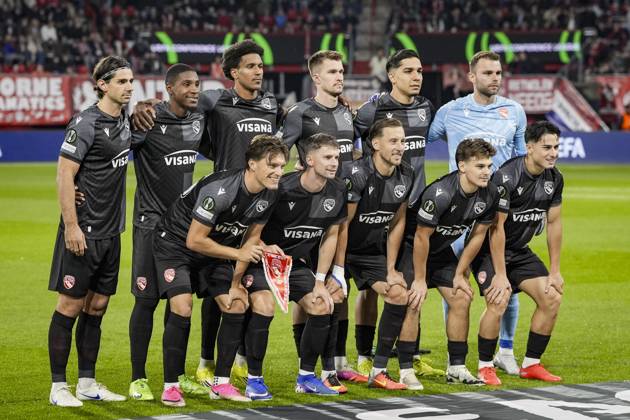 ENSCHEDE - The FC Thun squad ahead of the Conference League match between FC Twente and FC Thun at De Grolsch Veste stadium on October 15, 2026 in Enschede, the Netherlands. TOBIAS KLEUVER ANP xVIxANPxSportx xxANPxIVx 572551400 originalFilename: 572551400.jpg