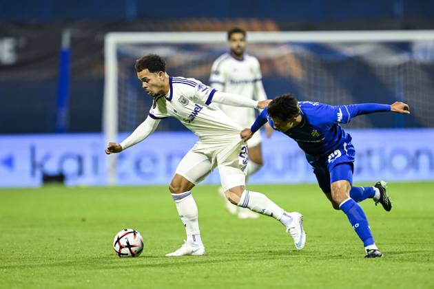 GNK Dinamo v RSC Anderlecht - UEFA Europa League ZAGREB, CROATIA - OCTOBER 15 : Stroeykens Mario midfielder of RSC Anderlecht in action during the UEFA Europa League 2026 27 League Phase matchday 2 match between GNK Dinamo and RSC Anderlecht on October 15, 2026 in Zagreb, Croatia, 15 10 2026 Zagreb Croatia  Copyright: xNicoxVereeckenx
