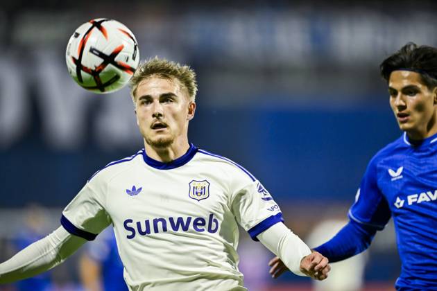GNK Dinamo v RSC Anderlecht - UEFA Europa League ZAGREB, CROATIA - OCTOBER 15 : Winkler Marten forward of RSC Anderlecht in action during the UEFA Europa League 2026 27 League Phase matchday 2 match between GNK Dinamo and RSC Anderlecht on October 15, 2026 in Zagreb, Croatia, 15 10 2026 Zagreb Croatia  Copyright: xNicoxVereeckenx