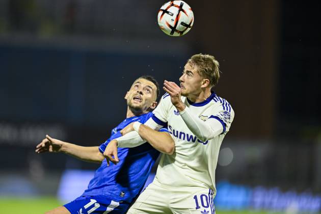 GNK Dinamo v RSC Anderlecht - UEFA Europa League ZAGREB, CROATIA - OCTOBER 15 : Winkler Marten forward of RSC Anderlecht in action during the UEFA Europa League 2026 27 League Phase matchday 2 match between GNK Dinamo and RSC Anderlecht on October 15, 2026 in Zagreb, Croatia, 15 10 2026 Zagreb Croatia  Copyright: xNicoxVereeckenx