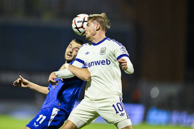 GNK Dinamo v RSC Anderlecht - UEFA Europa League ZAGREB, CROATIA - OCTOBER 15 : Winkler Marten forward of RSC Anderlecht in action during the UEFA Europa League 2026 27 League Phase matchday 2 match between GNK Dinamo and RSC Anderlecht on October 15, 2026 in Zagreb, Croatia, 15 10 2026 Zagreb Croatia  Copyright: xNicoxVereeckenx