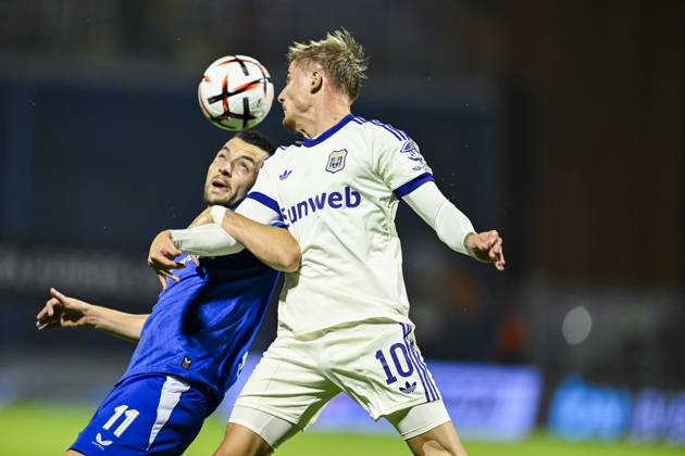 GNK Dinamo v RSC Anderlecht - UEFA Europa League ZAGREB, CROATIA - OCTOBER 15 : Winkler Marten forward of RSC Anderlecht in action during the UEFA Europa League 2026 27 League Phase matchday 2 match between GNK Dinamo and RSC Anderlecht on October 15, 2026 in Zagreb, Croatia, 15 10 2026 Zagreb Croatia  Copyright: xNicoxVereeckenx