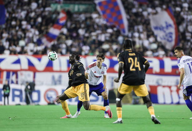 UEFA Conference League HNK Hajduk Split v AFC Ajax Arokodare of Ajax in action during the UEFA Conference League 2026 27 League Phase MD1 match between HNK Hajduk Split and AFC Ajax at Stadion Poljud on October 15, 2026 in Split, Croatia.  IvanaxIvanovic PIXSELL