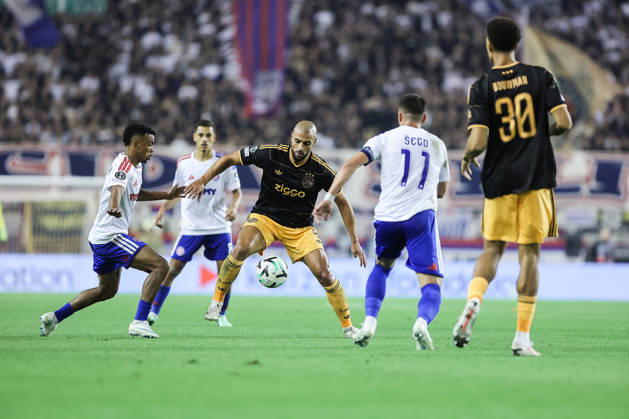 UEFA Conference League HNK Hajduk Split v AFC Ajax SPLIT, CROATIA - OCTOBER 15: Sofyan Amrabat of Ajax in action during the UEFA Conference League 2026 27 League Phase MD1 match between HNK Hajduk Split and AFC Ajax at Stadion Poljud on October 15, 2026 in Split, Croatia.  IvanaxIvanovic PIXSELL