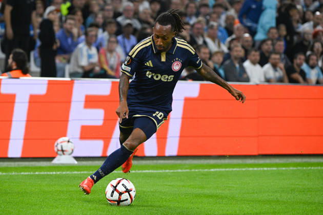 FOOTBALL : Olympique de Marseille VS Olympiakos - UEFA Europa League - 15 10 2026 Gelson Martins (Olympiakos) - UEFA Europa League match between Olympique de Marseille and Olympiakos on October 15, 2026 at the CEPAC Velodrome Stadium in Marseille. MarseilleFrance  Copyright: xWilliamxCannarellax