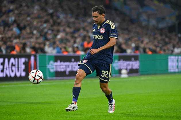 FOOTBALL : Olympique de Marseille VS Olympiakos - UEFA Europa League - 15 10 2026 Santiago Hezze (Olympiakos) - UEFA Europa League match between Olympique de Marseille and Olympiakos on October 15, 2026 at the CEPAC Velodrome Stadium in Marseille. MarseilleFrance  Copyright: xWilliamxCannarellax