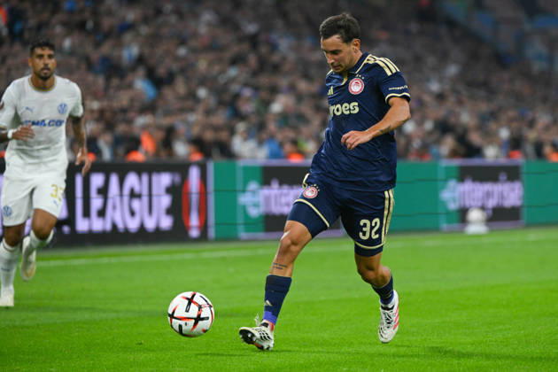 FOOTBALL : Olympique de Marseille VS Olympiakos - UEFA Europa League - 15 10 2026 Santiago Hezze (Olympiakos) - UEFA Europa League match between Olympique de Marseille and Olympiakos on October 15, 2026 at the CEPAC Velodrome Stadium in Marseille. MarseilleFrance  Copyright: xWilliamxCannarellax