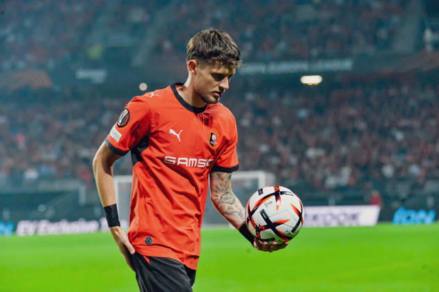 FOOTBALL : Stade Rennais vs OFI Crete - Europa League - Journée 2 - 15 10 2026 Sebastian Szymanski (Stade Rennais) RennesFrance  Copyright: xBaptistexAutissierx