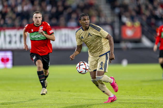 NIJMEGEN - Levski Sofia defender Christian Makoun during the UEFA Europa League match between N.E.C. and Levski Sofia at Stadion De Goffert on 15 October 2026 in Nijmegen, Nederland. (Photo by DeFodi Images) -
