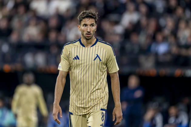 NIJMEGEN - Levski Sofia midfielder Marko Grujic during the UEFA Europa League match between N.E.C. and Levski Sofia at Stadion De Goffert on 15 October 2026 in Nijmegen, Nederland. (Photo by DeFodi Images) -