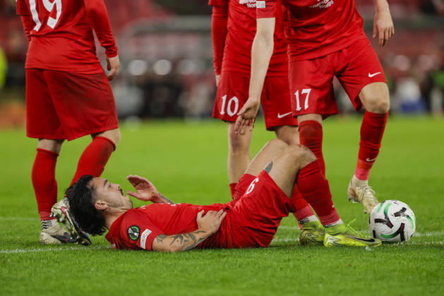 Soccer, Conference League 2026 Brann Lincoln Red Imps Bergen 20261015 Brann s Niklas Castro during the Conference League soccer match between SK Brann and Lincoln Red Imps at Brann Stadium. Photo: Paul S. Amundsen, NTB, Bergen, Norway. EDITORIAL USE ONLY. RESTRICTED USE FOR BETTING COMPANIES  Copyright: xPaulxS.xAmundsenx xNTBx