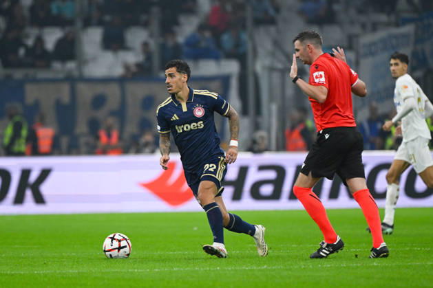 FOOTBALL : Olympique de Marseille VS Olympiakos - UEFA Europa League - 15 10 2026 Chiquinho (Olympiakos) - UEFA Europa League match between Olympique de Marseille and Olympiakos on October 15, 2026 at the CEPAC Velodrome Stadium in Marseille. MarseilleFrance  Copyright: xWilliamxCannarellax