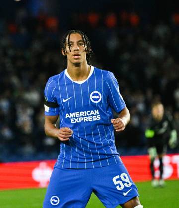 Younes Ibrahim of Brighton during the UEFA Conference League match between Brighton and Hove Albion and Kuano Zalgiris at the American Express Stadium , Brighton , UK - 15th October 2026 Brighton & Hove Albion vs Kuano Zalgiris UEFA Conference League Football, Amex Stadium, Sussex, United Kingdom - 15 Oct 2026Brighton Amex Stadium Sussex United Kingdom Editorial use only. No merchandising. For Football images FA and Premier League restrictions apply inc. no internet mobile usage without FAPL license - for details contact Football Dataco  Copyright: xSimonxDack TPI Shutterstockx 17218395ak