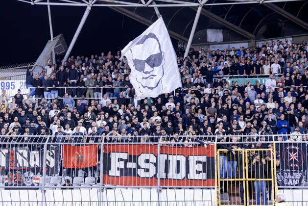 October 15, 2026, Split, Dalmatia, Croatia: Ajax supporters during the UEFA Conference League match between HNK Hajduk Split (CRO) and AFC Ajax Amsterdam (NL) at Poljud Stadium. Split Croatia - ZUMAp210 20261015_zsp_p210_057 Copyright: xMajaxPrgometx