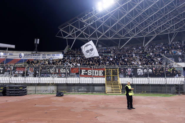 October 15, 2026, Split, Dalmatia, Croatia: Ajax supporters during the UEFA Conference League match between HNK Hajduk Split (CRO) and AFC Ajax Amsterdam (NL) at Poljud Stadium. Split Croatia - ZUMAp210 20261015_zsp_p210_059 Copyright: xMajaxPrgometx