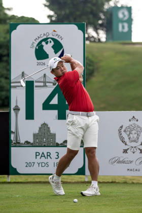 October 16, 2026, Coloane, Macao Sar, China: LEE, Chieh-po from Taiwan. Round 2 in the Macao Open Golf at Macau Golf & Country Club. Macau Open Golf Round 2  - ZUMAr144 20261016_zap_r144_045 Copyright: xJaynexRussellx