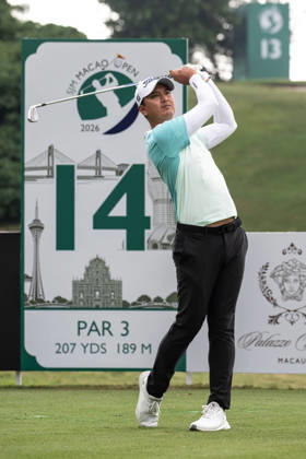 October 16, 2026, Coloane, Macao Sar, China: Sadom KAEWKANJANA from Thailand.Round 2 in the Macao Open Golf at Macau Golf & Country Club. Coloane China - ZUMAr144 20261016_zap_r144_051 Copyright: xJaynexRussellx
