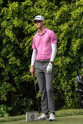 October 16, 2026, Coloane, Macao Sar, China: Charles PORTER from the USA drops his club annoyed by his shot.Round 2 in the Macao Open Golf at Macau Golf & Country Club. Macau Open Golf Round 2  - ZUMAr144 20261016_zap_r144_071 Copyright: xJaynexRussellx