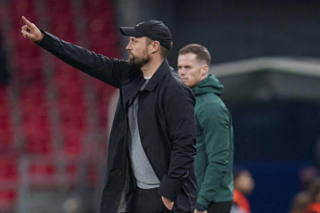 DENMARK: Conference League: FC Copenhagen - SC Braga DENMARK: Conference League: FC Copenhagen - SC Braga FCK s Head Coach Bo Svensson during the UEFA Conference League match between FC Copenhagen and SC Braga at Parken in Copenhagen on Thursday, October 15, 2026. Photo: Liselotte Sabroe Ritzau Scanpix , Copenhagen Denmark