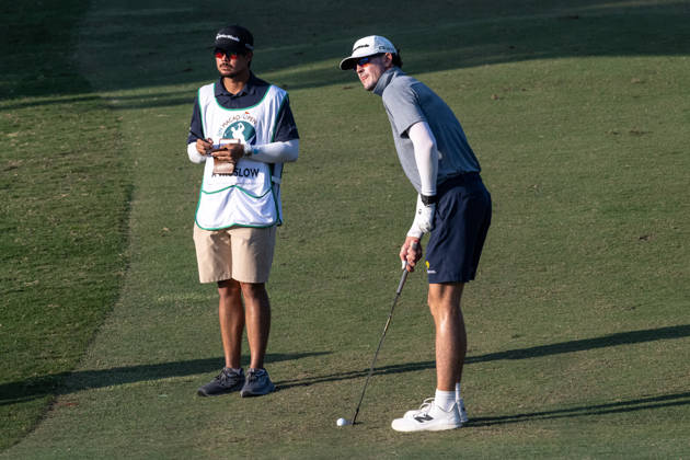 October 16, 2026, Coloane, Macao Sar, China: American, Austen TRUSLOW, finishes -10par putting him in tied 2nd place. Round 2 in the Macao Open Golf at Macau Golf & Country Club. Coloane China - ZUMAr144 20261016_zap_r144_104 Copyright: xJaynexRussellx