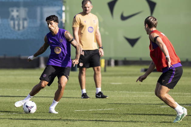 October 16, 2026, Sant Joan Despi, Barcelona, Spain: Joao Cancelo during the training day of FC Barcelona, Barca ahead the Spanish League, Laliga EA Sports, football match against Real Betis at Ciudad Esportiva Joan Gamper on October 16, 2026 in Sant Joan Despi, Barcelona, Spain. FC Barcelona Training And press conference, PK, Pressekonferenz - LaLiga EA Sports  - ZUMAa181 20261016_zaa_a181_036 Copyright: xJavierxBorregox
